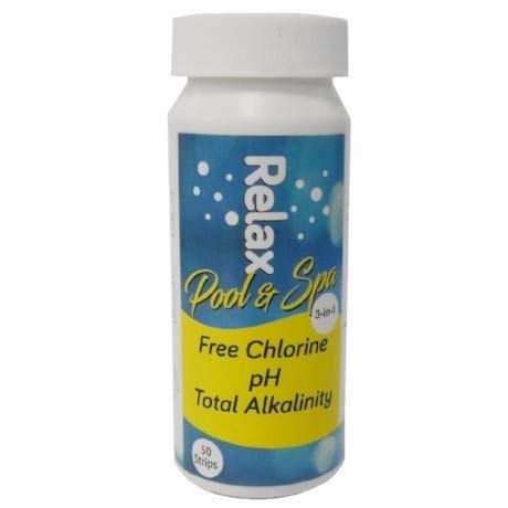 Relax Chlorine 3 Way Test Strip X 50
