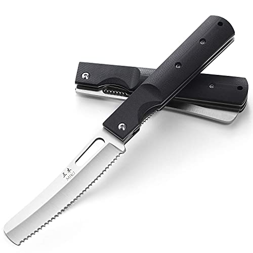 Miki 440A Stainless Steel Blade Japanese Kitchen Chef Folding Pocket