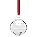 Reed & Barton 877593 Annual Holly Bell Ornament 2018, Silver