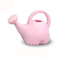 Czlsd Plastic Watering Can - Indoor Watering Can - Garden Essential Watering Can - Cute Cartoon Baby Elephant Shape Watering Can Watering Can (Color : Pink)