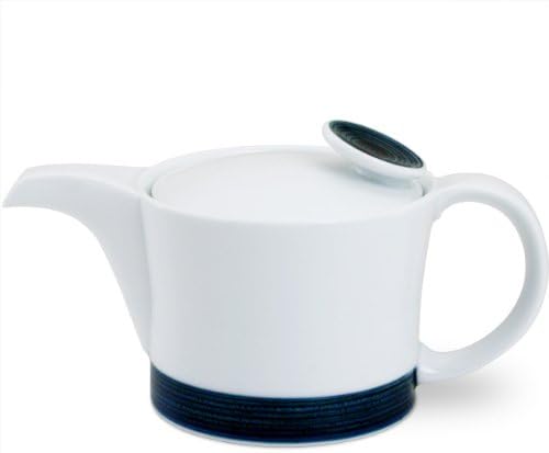 Hakusan Toki Pot, Indigo, Approx. φ3.9 x 3.5 inches (10 x 9 cm), 13.5 fl oz (400 ml), Hemp Thread, ASA NO ITO Hasami Ware, Made in Japan