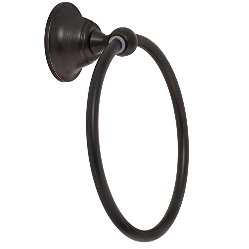 Bennington North Shore 24" Double Towel Bar 4 Piece Bath Hardware Accessory Set, Oil Rubbed Bronze