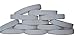 Novel Merk 12-Piece Lacrosse White Party Favor & School Carnival Prize Sports Silicone Wristband Bracelet