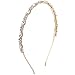 Lux Accessories Bridal Occasion Crystal Rhinestone Statement Tiara Headband