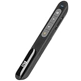 Rii Wireless Laser Presenter, 2.4GHz Wireless USB PowerPoint Presentation Remote Control Pointer Clicker Presenter Laser Flip Pen with Clip