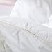 Egyptian Bedding California (Cal) King Size Luxurious 1200 Thread Count Goose Down Alternative Comforter, 100% Egyptian Cotton Cover, Solid White Color, 750 Fill Power, 50 Oz Fill Weight