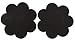Nippleless Cover, 20 Pairs Self-Adhesive Disposable Bra Gel Petals Pad Pasties (Black 20 Pairs)