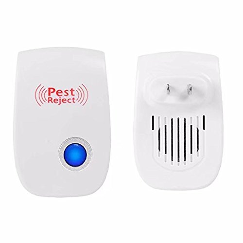 Ultrasonic Pest Repeller - Electronic Pest Control Plug-in Repellent for Mosquitoes, Mice, Ants, Roaches, Spiders, Bugs, Flies, Insects, Rodents - Human & Pets safe R4K 4 Pack