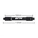 ZTTO 15mm Thru Axle to 5mm Quick Release Skewers Adapter Conversion (Black)