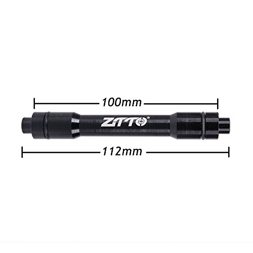 Ztto 15mm Thru Axle to 5mm Quick Release Skewers Adapter Conversion (Black)