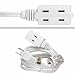 Otimo 6 Ft 3-Outlet Power Extension Cord 16/2, White