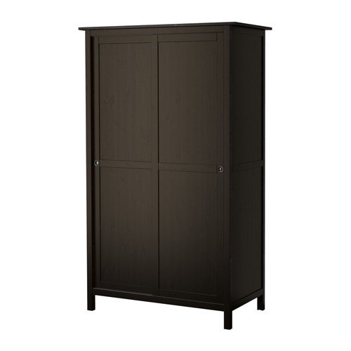 Ikea Wardrobe With 2 Sliding Doors Black Brown 826 1758 306 Buy