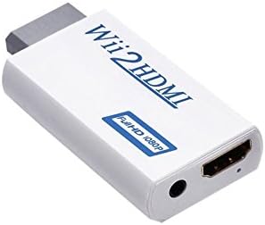 Wii to HDMI Adapter - Supports All Wii Display Modes, HDMI Upscale to 720p or 1080p HD Output,White