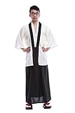 Lemail wig Japanese Traditional Formal Mens Cardigan Samurai Kimonos CC44A-F