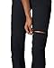 Columbia Women's Saturday Trail II Convertible Pant, Water & Stain Resistant, 6 Long, Black