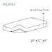 TILLYOU 2 Pack Fitted Crib Sheet Set - 100% Natural Cotton Toddler Bed Mattress Sheets,Standard 28”x 52”, Sea World&Ocean Fish