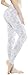 Queenie Ke Women Power Flex Yoga Pants Workout Running Leggings Size S Color White Grey Space Dye Long