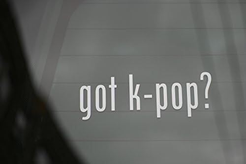 got k-pop? Decal / Sticker (5", Matte Black)
