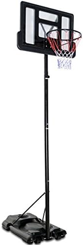 Solid Structure Portable Basketball Hoop System Shatterproof Backboard Height Adjustable Design Easy To Move Around With Wheels Perfect For Home Indoor Outdoor Use Suitable For Both Children And Adult