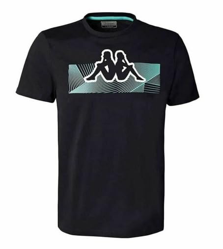 Kappa Eryx Graphik T-Shirt, Dunkelblau, für Herren, Größe 14 Jahre