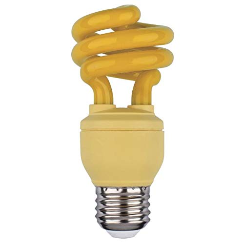 Energy Saving Bug Repellent CFL Light Bulbs - 13 Watt Bug Light - Features A19 Shape & E26 Base - Perfect for Outdoor, Patio, Backyard, Porch, Deck Lightings - Pack of 2 - Thumbnail 2