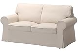 IKEA Ektorp Loveseat Cover, Lofallet Beige