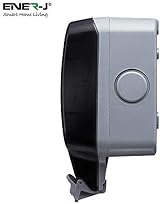 EnerJ Smart Outdoor 13A IP55 2 Gang Socket with USB WiFi Control view 3