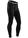 Neleus Men's 2 Pack Compression Pants Running Tights Sport Leggings,6026,White,Black,L,EUR XL