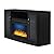 Napoleon Crawford Electric Fireplace TV Stand in Black with Remote Control