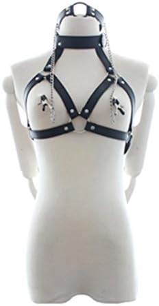 Adult Flirting couples sex plug Nipple clip chain Fetish bondage restraints Kit