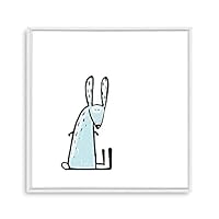 Framed Canvas Wall Art Cartoon Pattern Canvas Prints Home Artwork Decoration for Children's Room,Bedroom - 16x16 inches