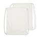 Augbunny 100% Cotton Canvas Drawstring Backpack Gym Sackpack 2-Pack