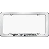 Harley Davidson Chrome License Plate Frame for Autos