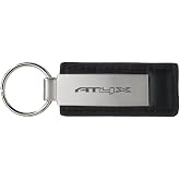 SR1 Performance Leather/Metal Split Ring Keychain - Officially Licensed GM Key Chains for Cars/Trucks