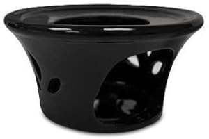 METROPOLITAN TEA Amsterdam Ceramic Teapot Warmer - Black