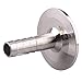 Hose Barb Adapter- 1.5 inch Tri Clamp to 0.5 inch Sanitary Rubber Hose Barb Pipe Fitting, Stainless Steel SS304 (1/2 Inch)