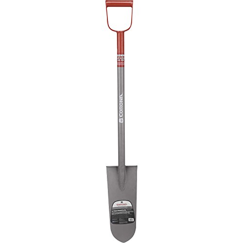 Corona MAX Steel 14.5" Sharpshooter Shovel with Sharpened Blade, 29"L D-Grip Handle