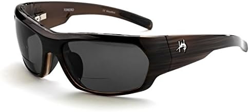 Ono's Torero (Grey Lens) Hemingway Polarized Bi-Focal Sunglasses Collection ; +1.25