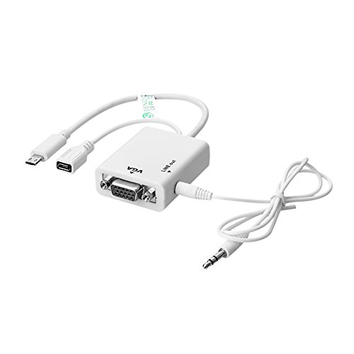 Sienoc micro usb to vga audio mhl adapter for samsung g…