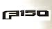 Kimoo F-MB Black Out F-150 2015-2018 F-150 Tailgate Emblem Badge Sticker For Ford
