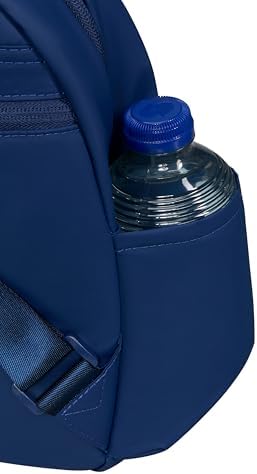 Puffypop - Mochila Mini Feminina (35 cm, 8,5 L) - Compartimento para AirPods e Tablet - 2 Porta-Garrafas - Azul (Azul-marinho)