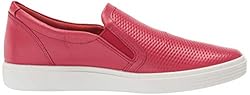 ECCO Women's Soft Classic Slip On Sneaker, Chili