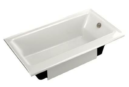 Kohler K 878 S 0 Highbridge Cast Iron Bath With Enameled Apron And Right Hand Drain White
