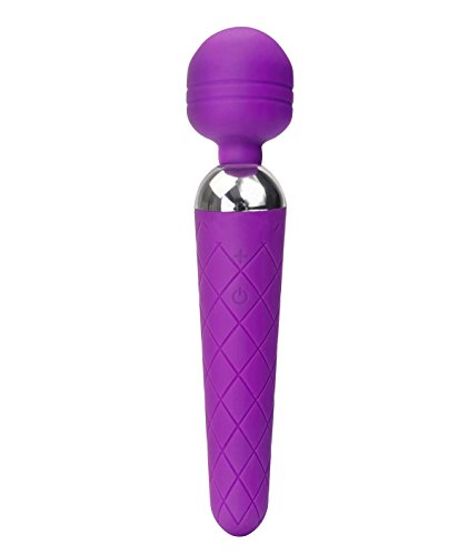 Paloqueth waterproof vibrator rechargeable wand massage…