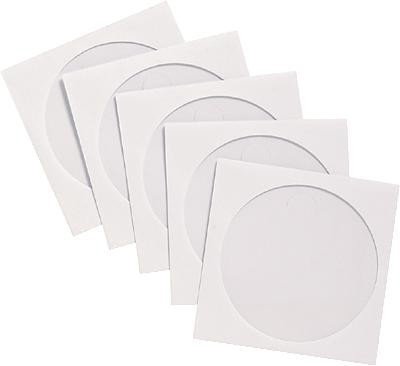 Compucessory CD Sleeve Envelopes Paper with Window W126xH126mm White Ref 442439 [Pack of 50]