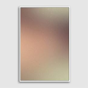 Framed for Living Room Bedroom Simple Clean Color Pattern for