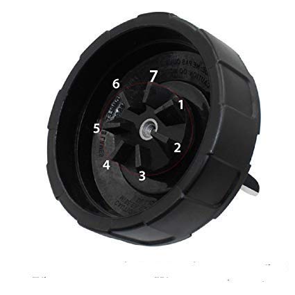 7 Fins Blender Replacement SENREAL Juicer and Mixer Accessories Replacement for Nutri Ninja Auto Iq BL482 BL642 NN102 BL682 BL2013