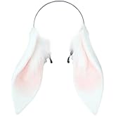 Faylay Women Cosplay Bunny Ears Rabbit Headband Animal Ears Furry Bunny Ears Party Accessories