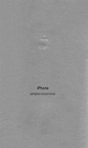 Orgic India Full Body Matte Silver Skin with Logo for iPhone and All Mobile Phones (Silver)