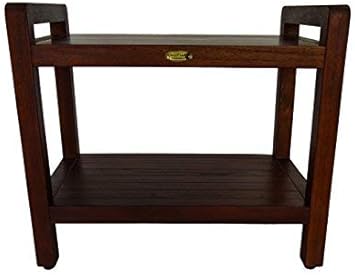 teak shower bench with arms